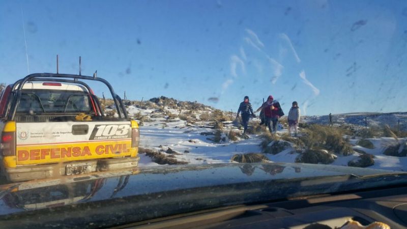 Otro vehículo debió ser rescatado en el cerro Ancasti