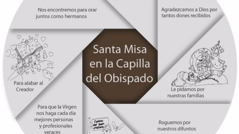 Misa por el Día del Periodista en la capilla del Obispado