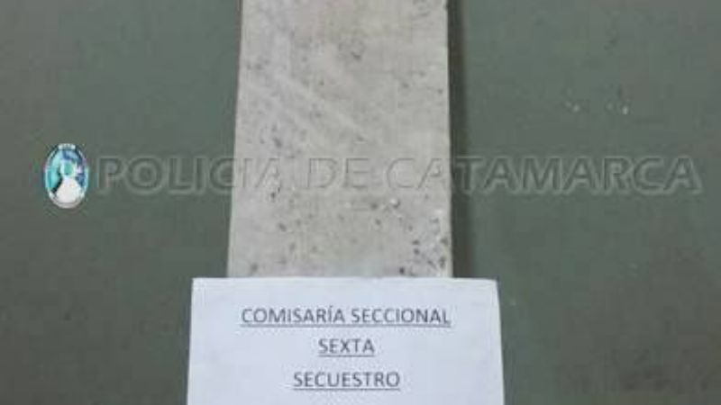 Aprehendido por robar un tablón