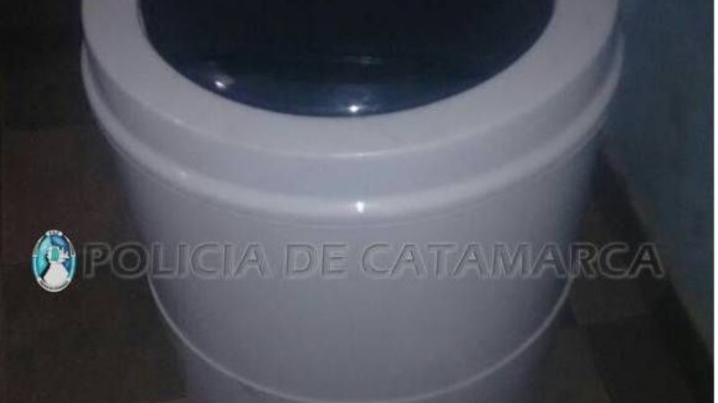 Secuestran un lavarropas