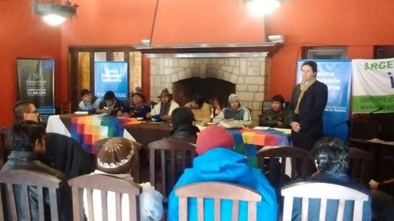 El Gobierno presentó el proyecto del Instituto Indígena a los caciques