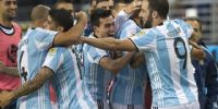 SIN MESSI, Argentina festejó frente a chile ne el debut.