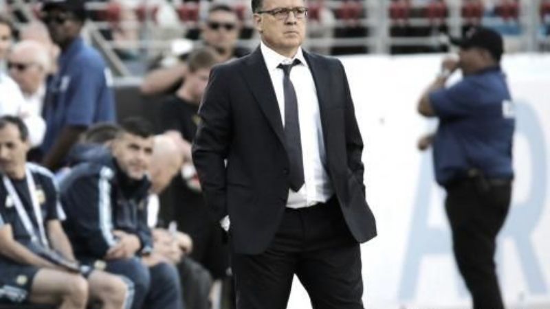 A Martino le gustaron los 90 minutos del triunfo ante Chile