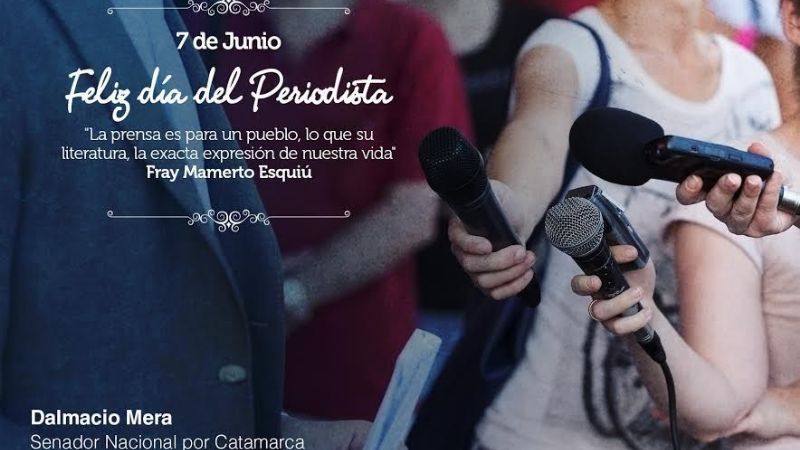 Salutación del senador nacional Dalmacio Mera