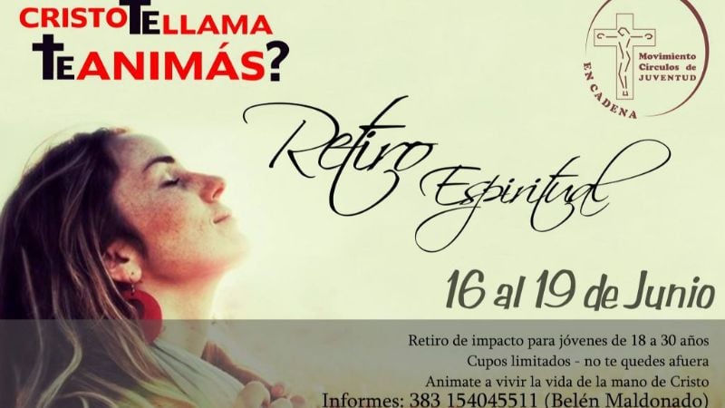 Últimos días para inscribirse para el retiro espiritual Eslabón