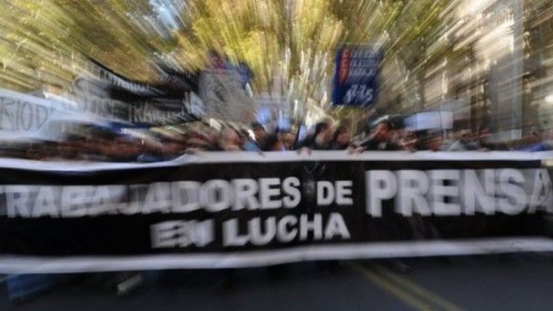 Trabajadores de prensa marcharán mañana en el Obelisco