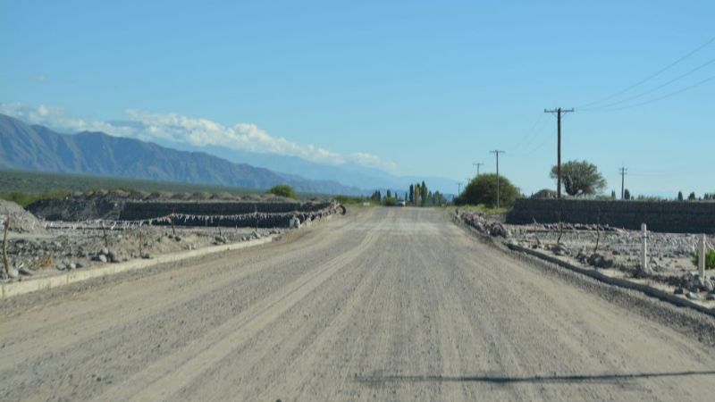 Quedó habilitado el paso por el nuevo badén sobre el río Vallecito