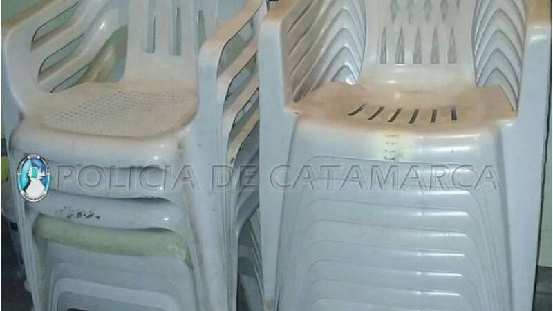 Compró sillas robadas