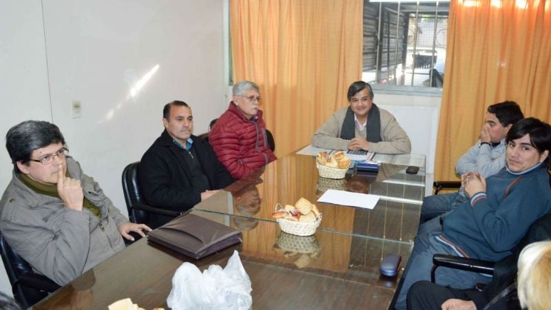 El senador Seco con intendentes