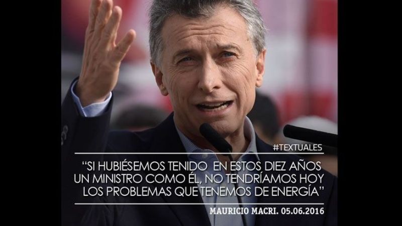Macri sostiene en el cargo al cuestionado Juan José Aranguren