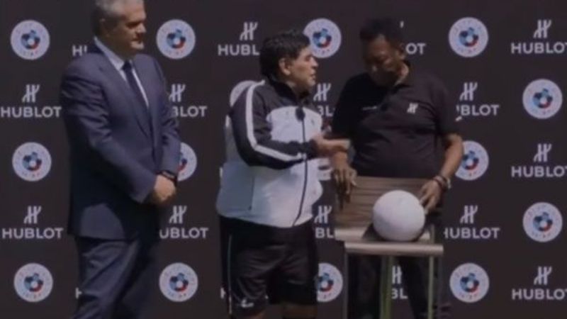 “Messi no tiene personalidad para ser líder” comentó Maradona a Pelé