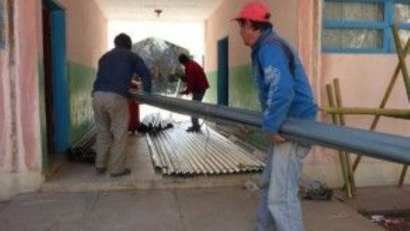 Nuevo sistema de riego en la Escuela Agrotécnica