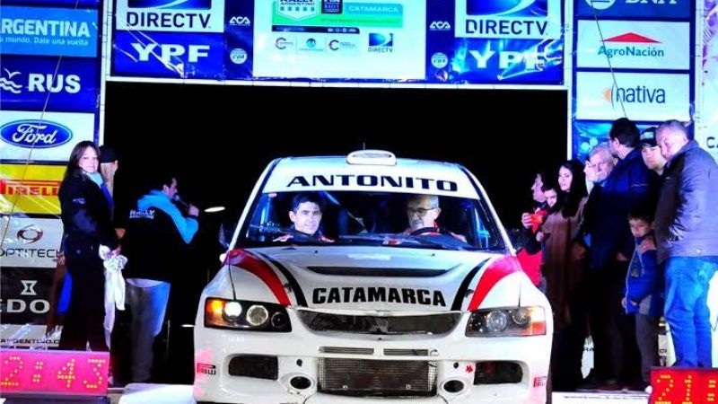 Meliza y Antonio Prevedello al Rally Argentino en Tafí del Valle