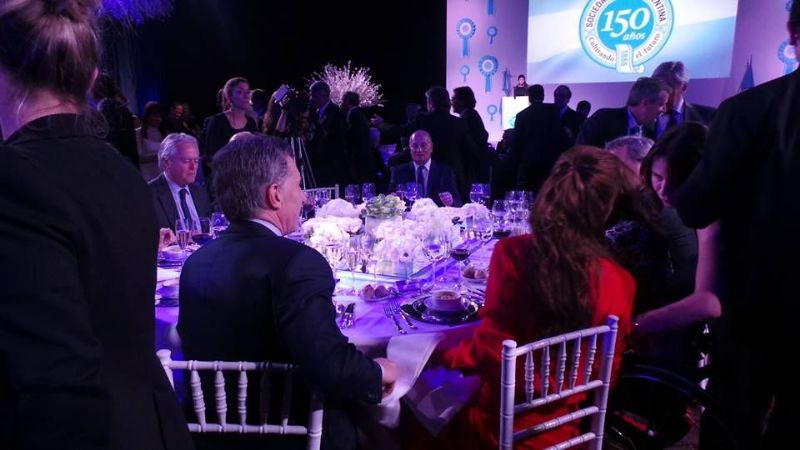 Venegas junto a Macri en el festejo de los 150 años de la Sociedad Rural