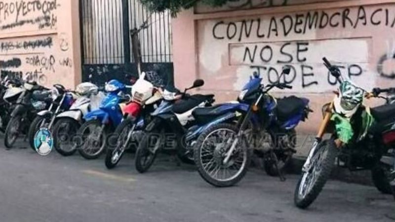 Secuestran 88 motos