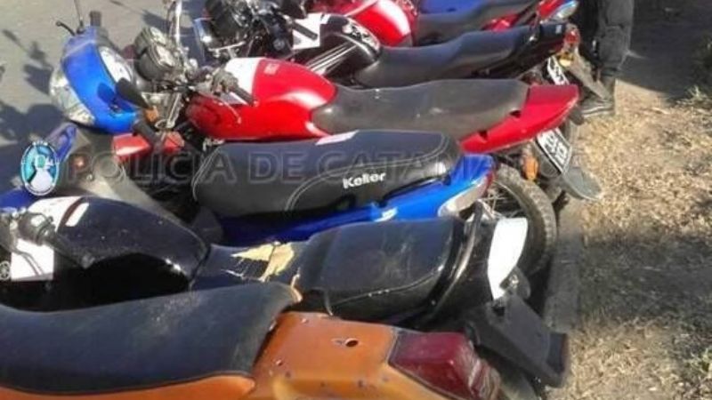 Secuestran 88 motos