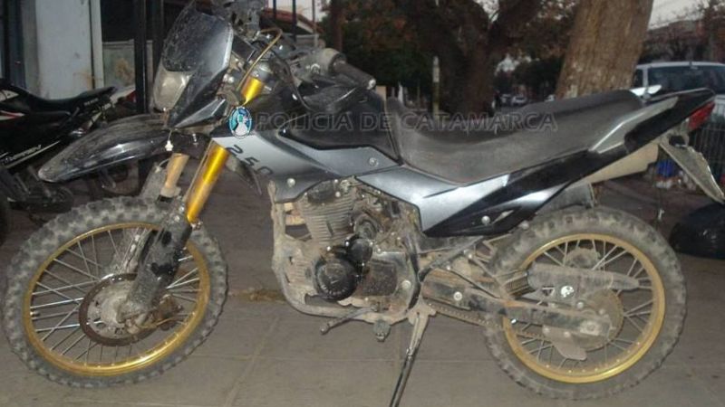 Robó una moto pero fue detenido