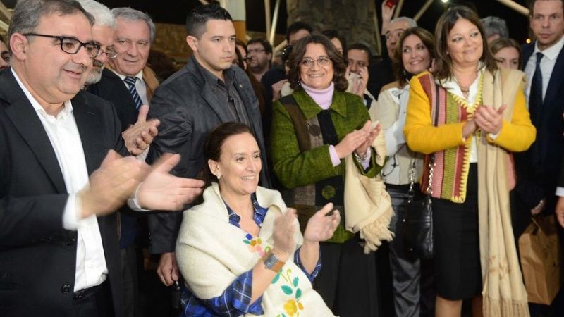 Lucía inauguró el Poncho 2016