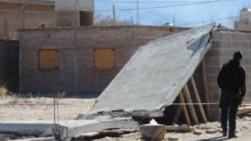 Murió el albañil que se le cayó la losa