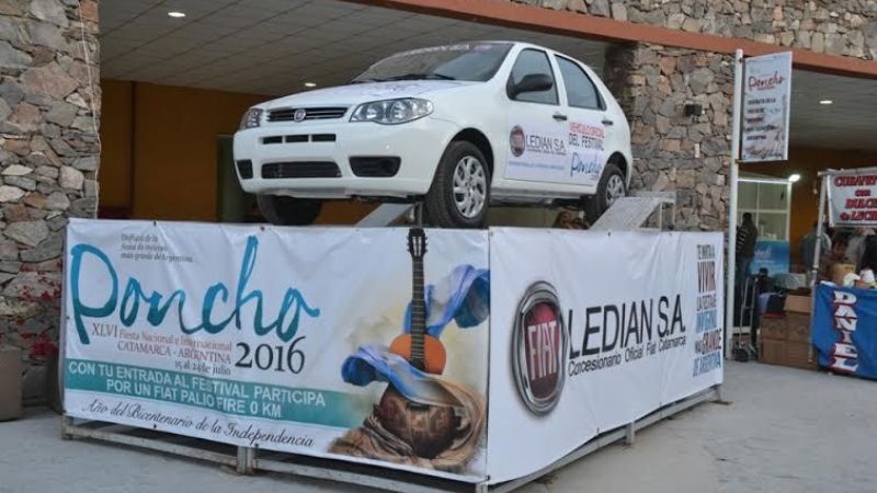 Un espectador del Poncho 2016 se llevará un auto 0km