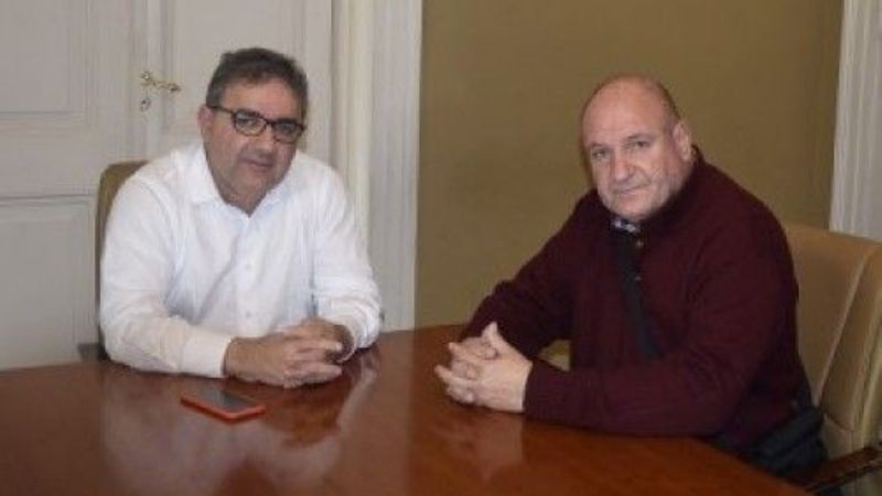 Jalil recibió visita de concejal de Caucete
