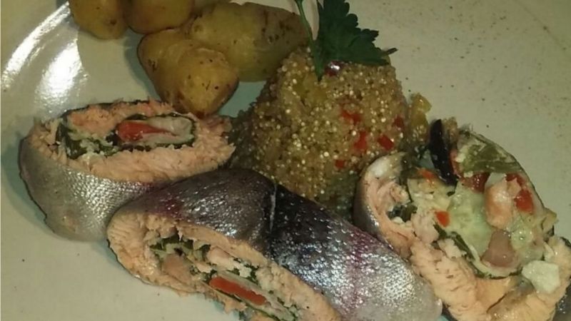 La vedette del Poncho: “Bombón de trucha”, una comida de altura