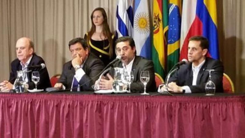 Angelici fue nombrado presidente de la Liga Sudamericana.