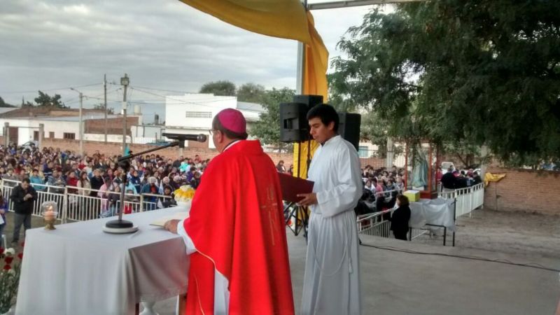 Multitudinario recibimiento a la Virgen del Valle en General Güemes