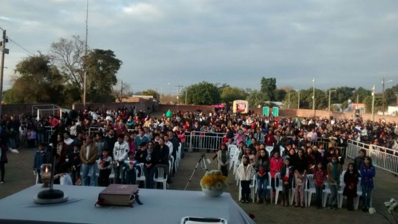 Multitudinario recibimiento a la Virgen del Valle en General Güemes