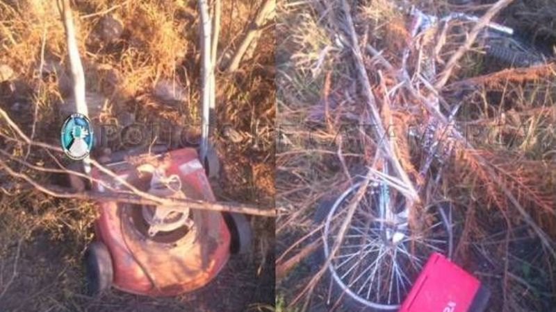 Secuestran elementos abandonados en un descampado