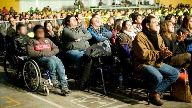 Garantizan acceso de personas con discapacidad al festival del Poncho