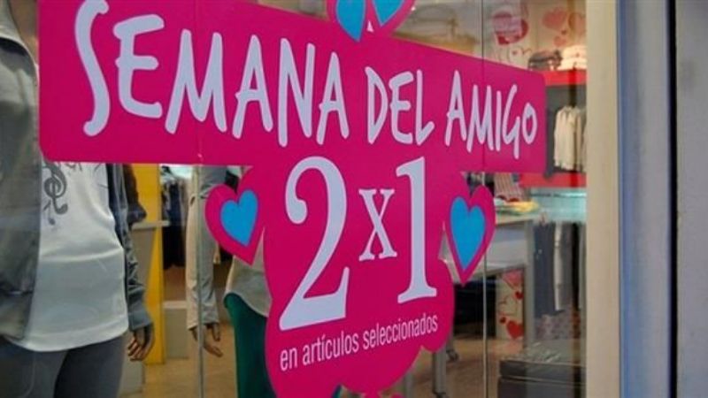 Caen un 7,4% las ventas por el Día del Amigo