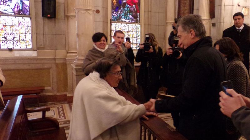 Macri pidió por la Patria ante la Virgen del Valle