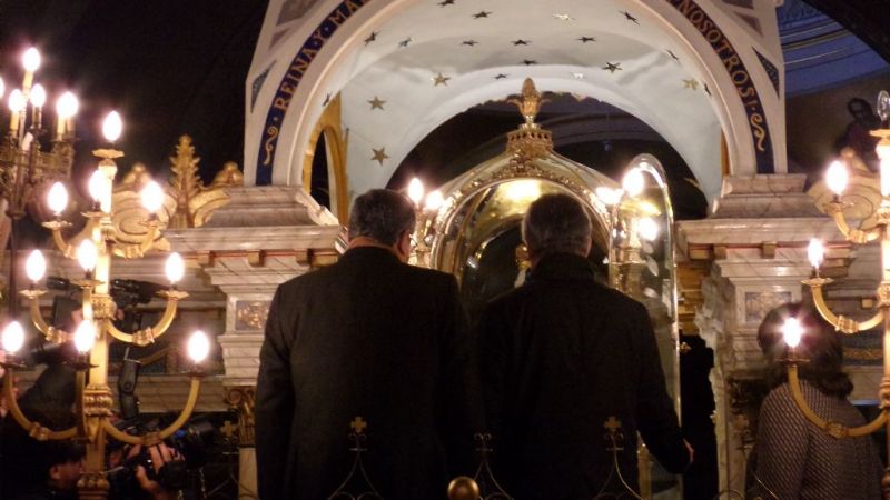 Macri pidió por la Patria ante la Virgen del Valle