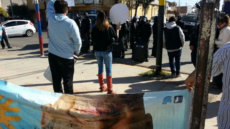 Protestaron en contra de Macri y fueron reprimidos