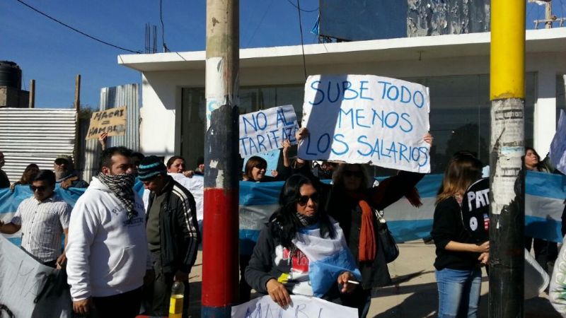 Protestaron en contra de Macri y fueron reprimidos