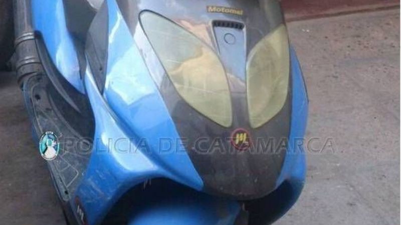 Abandonan una moto cerca del Predio Ferial