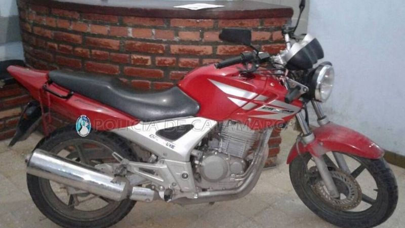 Recuperan una moto