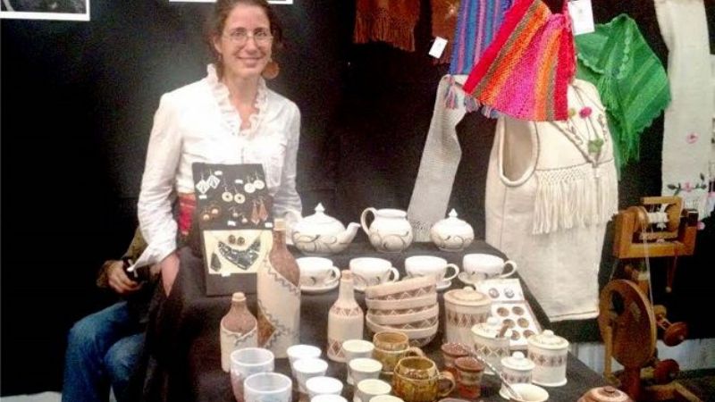 Artesana francesa obtuvo el 1° premio en el rubro Arcilla Contemporánea