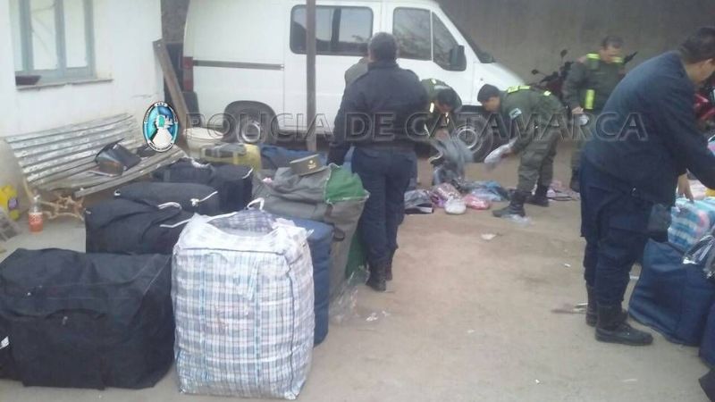 Secuestran mercadería ilegal valuada en casi 1 millón de pesos