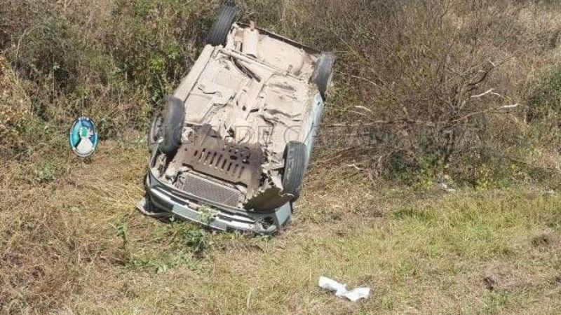 Vuelco en Bañado de Ovanta