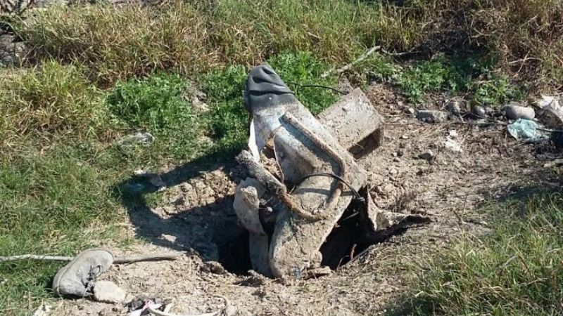 Obstrucción intencional de red de cloacas