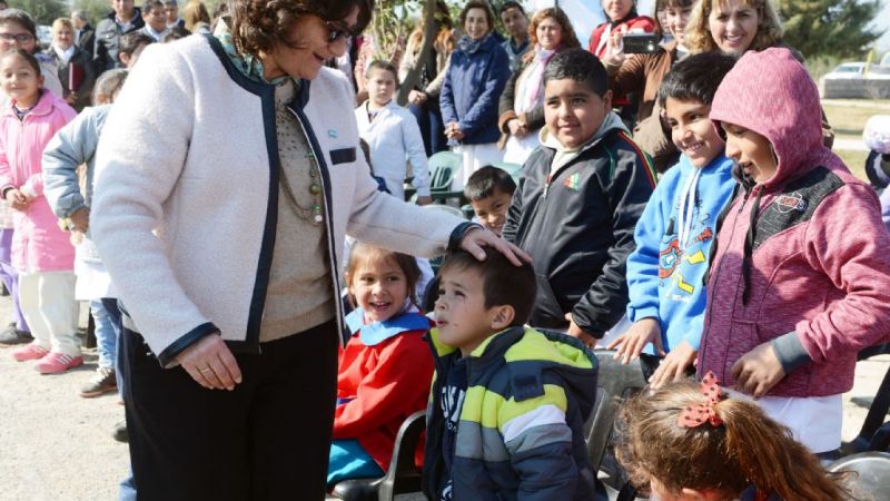 Lucía en la inauguración del CIC de Colonia del Valle