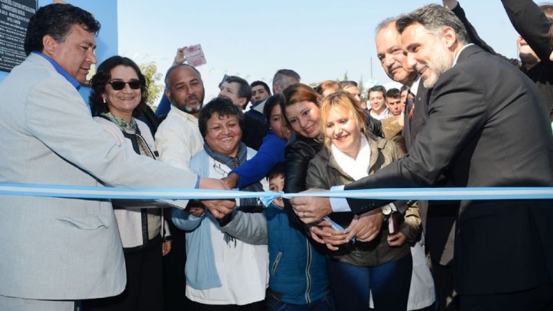Lucía en la inauguración del CIC de Colonia del Valle