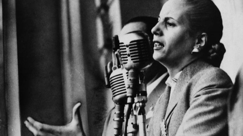 Evocan a Eva Duarte de Perón