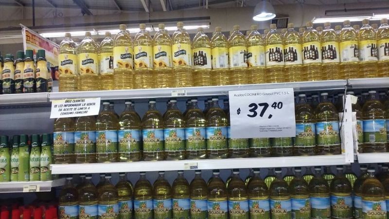 No hay faltante de aceite en las góndolas