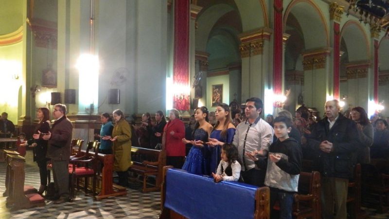 Urbanc celebró un año más de vida con una misa en el Santuario de la Virgen del Valle