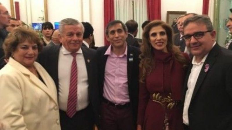 Jalil en los festejos por el aniversario de Santiago del Estero