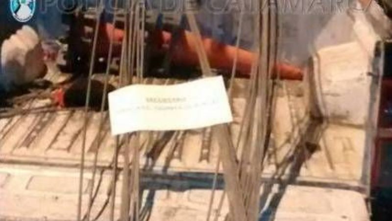 Lo sorprendieron robando en una obra en construcción