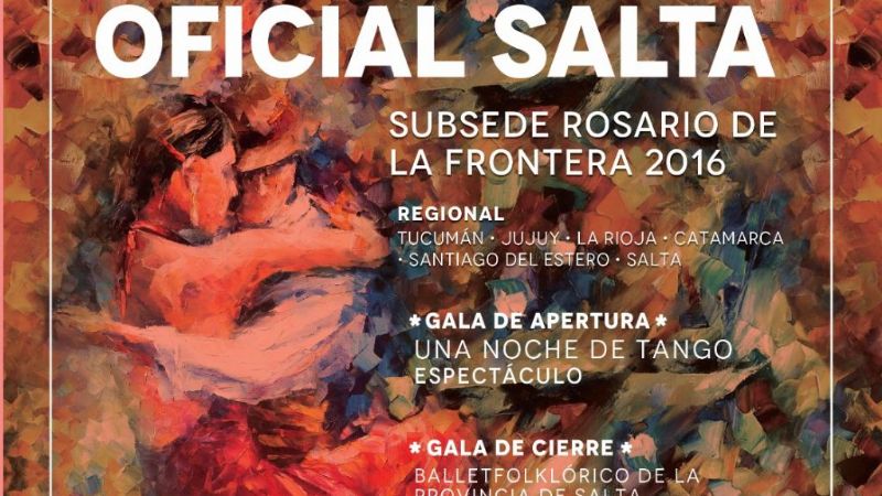 Salta, sede del preliminar de Tango, convoca a bailarines de la región